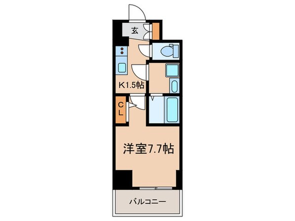 エスリード大須アヴェニューの物件間取画像